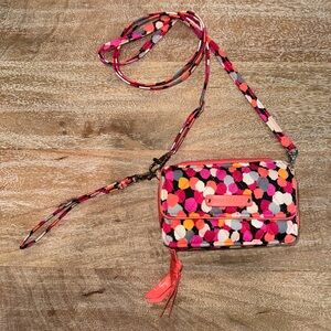 Vera Bradley Zip Around Wristlet Wallet Purse